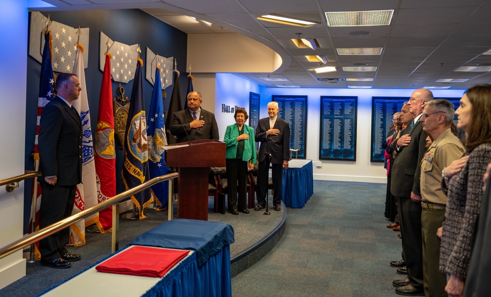 SECNAV Presents the Fisher Award