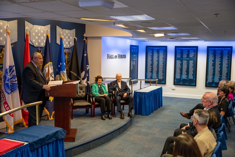 SECNAV Presents the Fisher Award