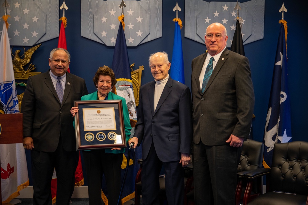 SECNAV Presents the Fisher Award