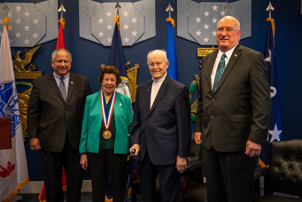 SECNAV Presents the Fisher Award