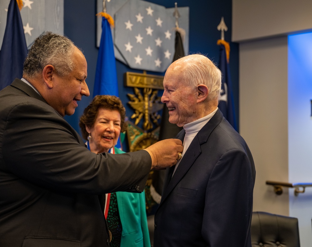 SECNAV Presents the Fisher Award