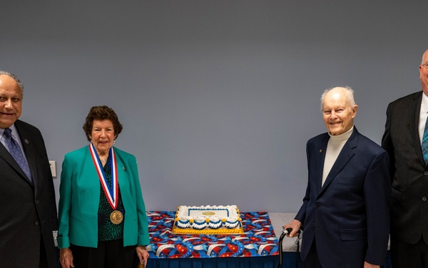 SECNAV Presents the Fisher Award