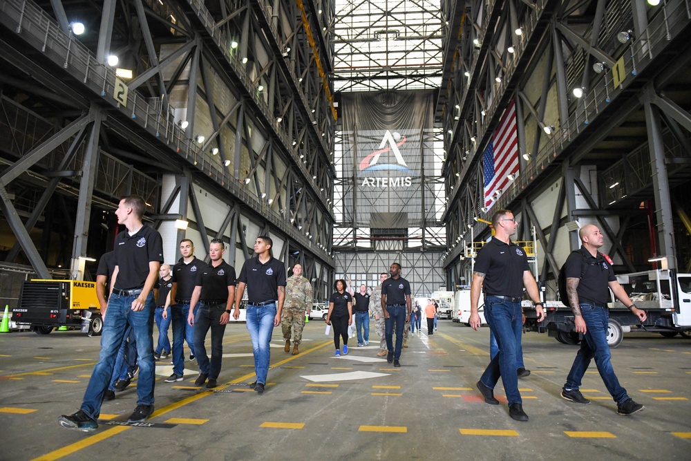 Air Force Thunderbirds visit Space Launch Delta 45
