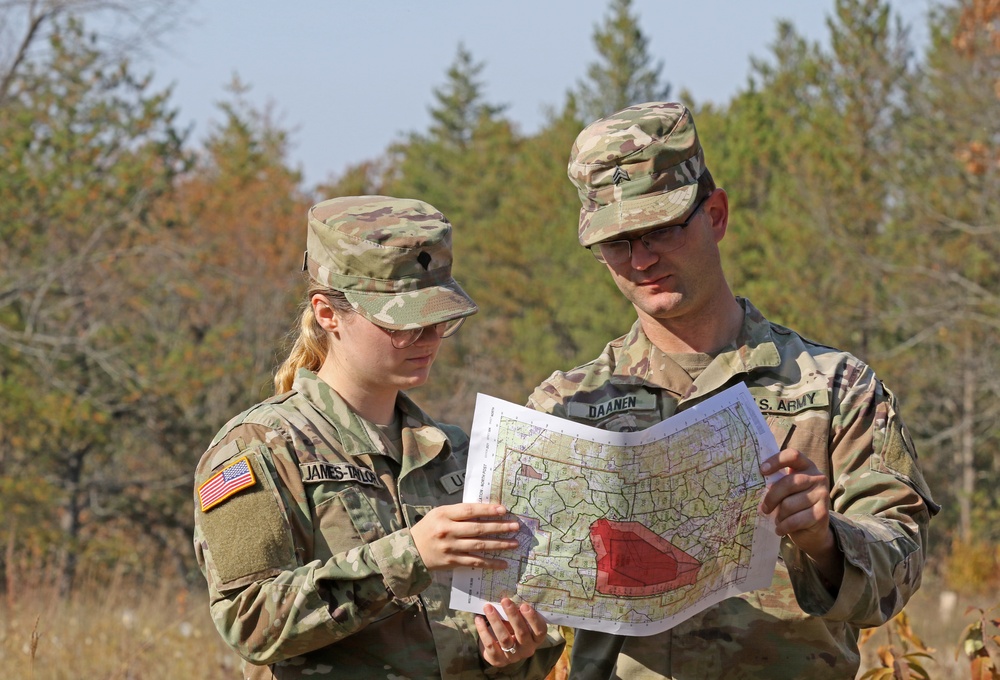 DVIDS - Images - Ammunition platoon trains on land navigation [Image 3 ...