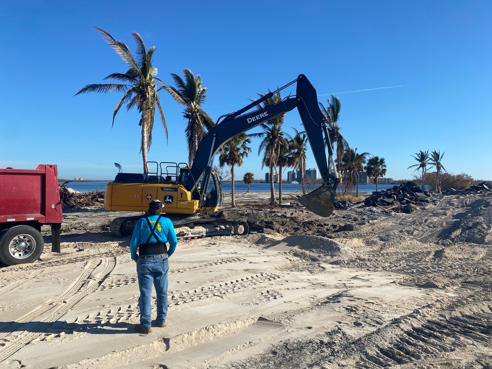 Crews Work to Make the Sanibel Causeway Sound