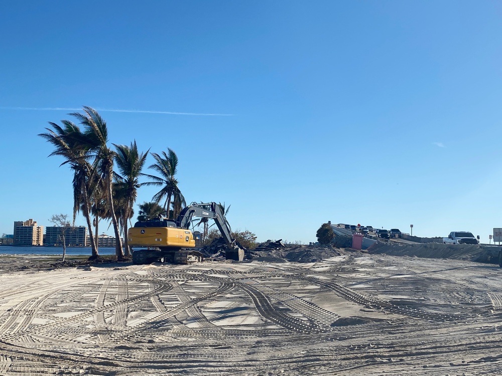 Crews Work to Make the Sanibel Causeway Sound