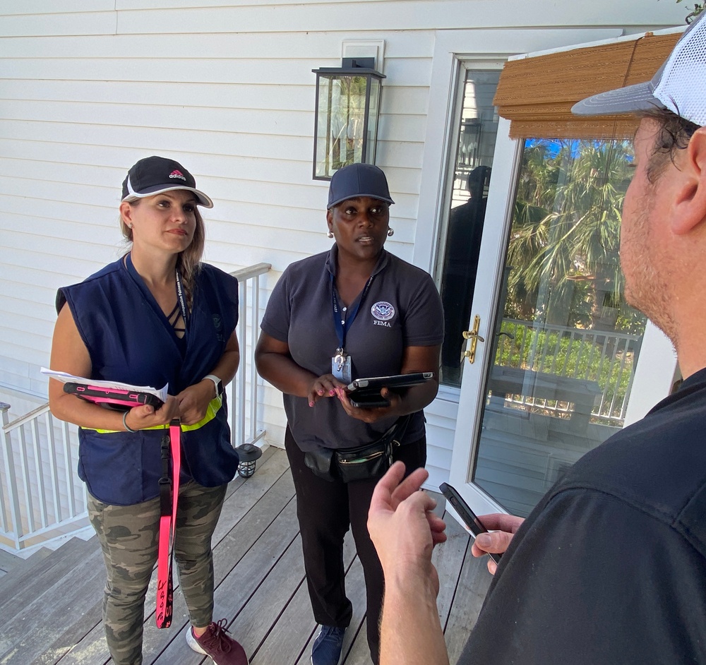 FEMA Disaster Survivor Assistance Teams Canvas Neighborhoods in Sanibel