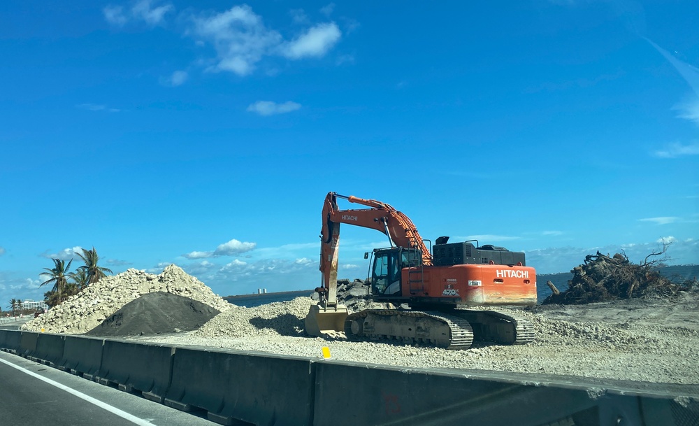 Crews Work to Make the Sanibel Causeway Sound