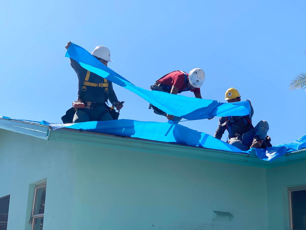 DVIDS - Images - Crews Work To Install Blue Roofs As Part Of The Army ...