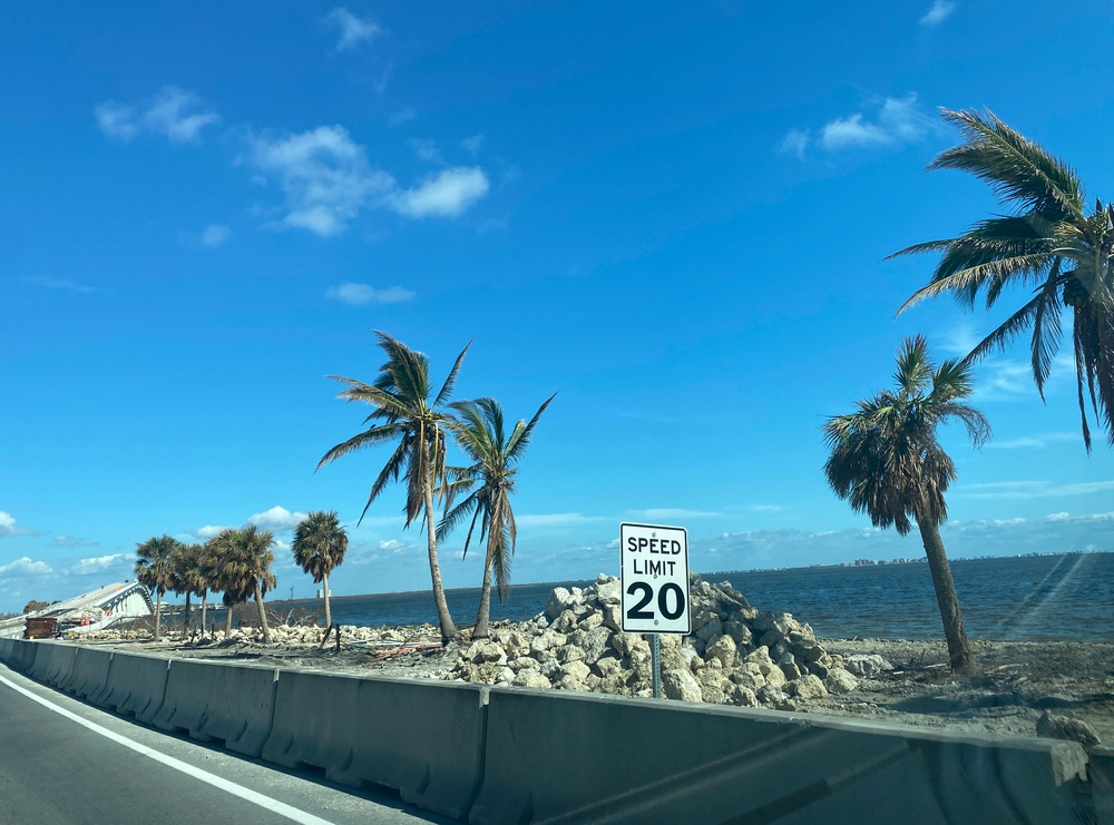 Crews Work to Make the Sanibel Causeway Sound