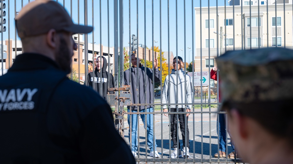 NSAW conducts an anti-terrorism training exercise onboard the Navy Yard