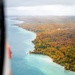 Air Station Traverse City crews train over breathtaking fall colors