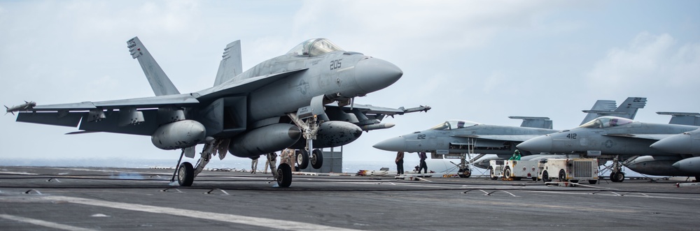 USS Ronald Reagan (CVN 76) conducts flight operations