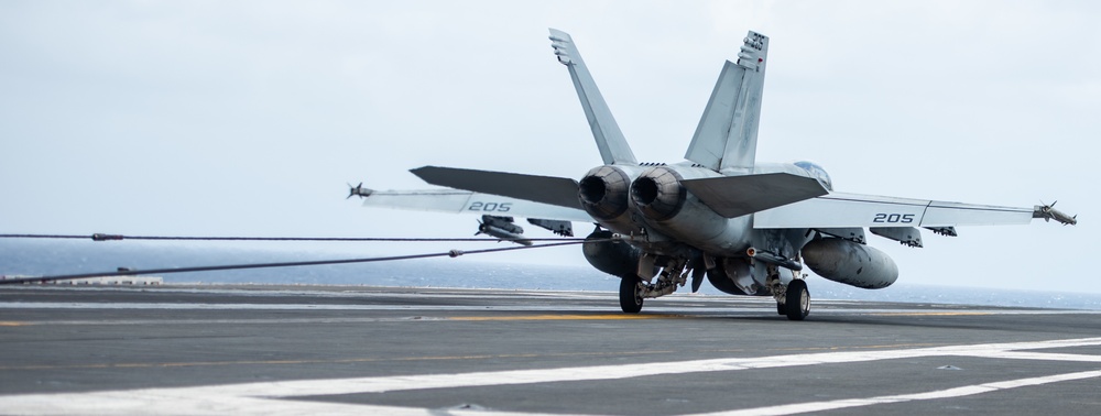 USS Ronald Reagan (CVN 76) conducts flight operations