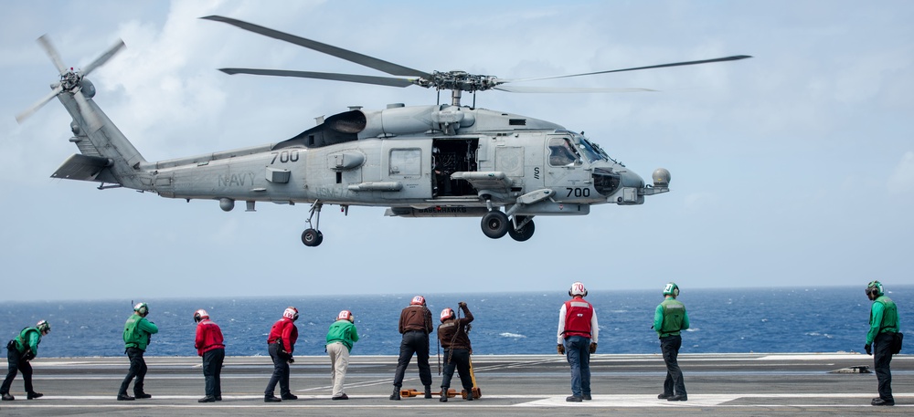 USS Ronald Reagan (CVN 76) conducts flight operations