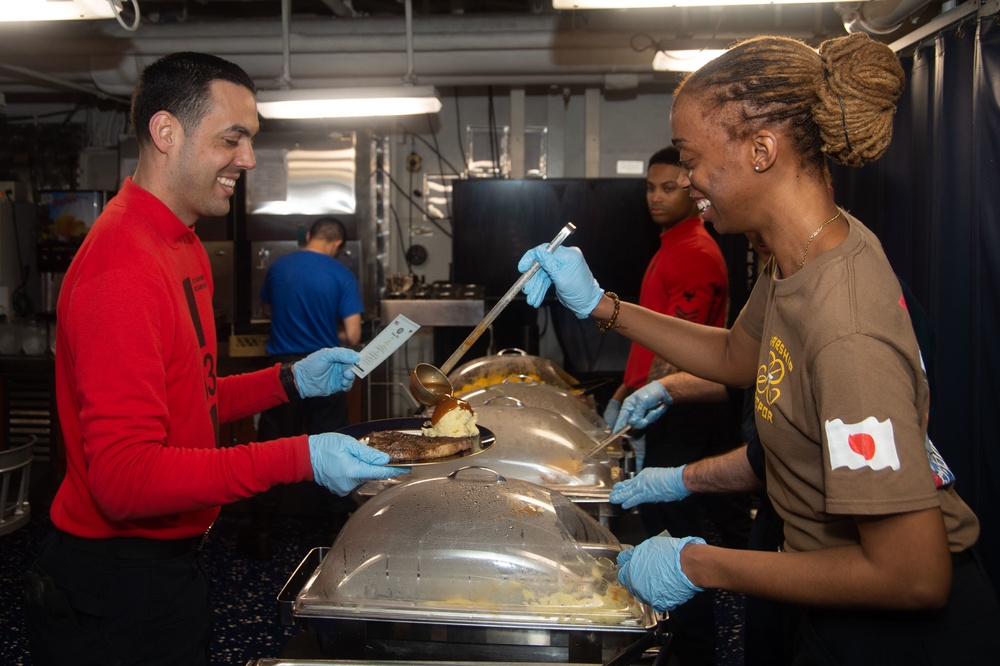 USS Ronald Reagan (CVN 76) celebrates Sailors’ October birthdays