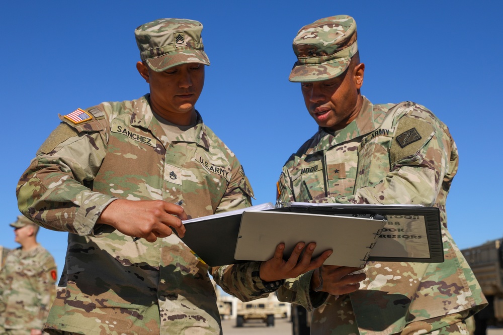 Brig. Gen. Daryl O. Hood visits Fort Riley