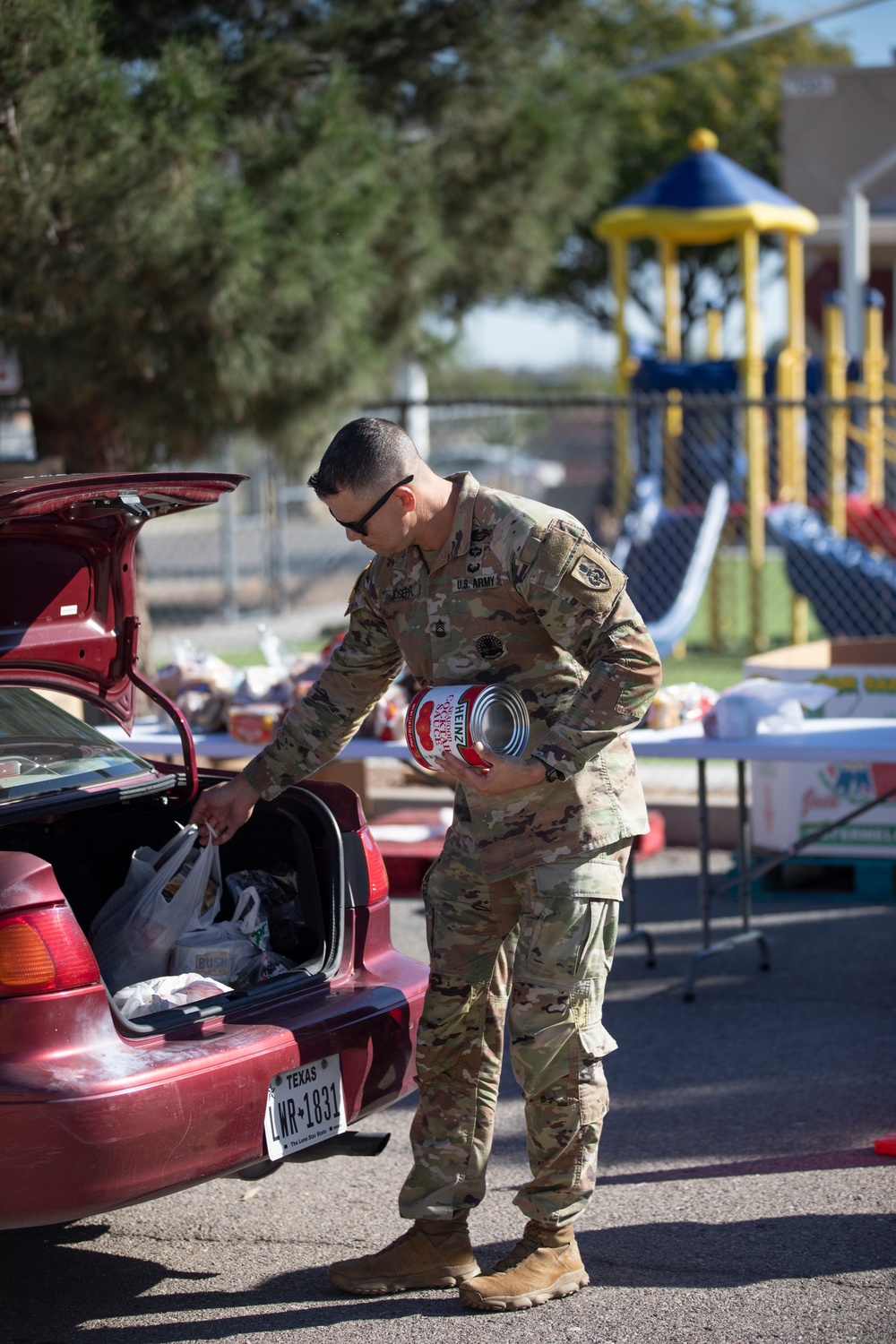 Young Men's Christian Association hosts weekly food drive