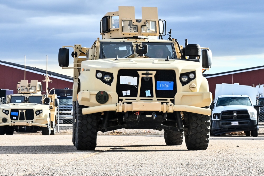 90 LRS inspects next-gen security vehicle