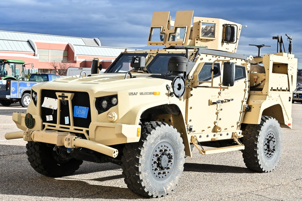 90 LRS inspects next-gen security vehicle