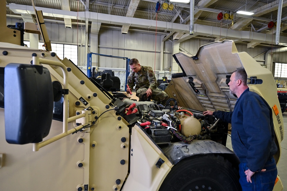 90 LRS inspects next-gen security vehicle