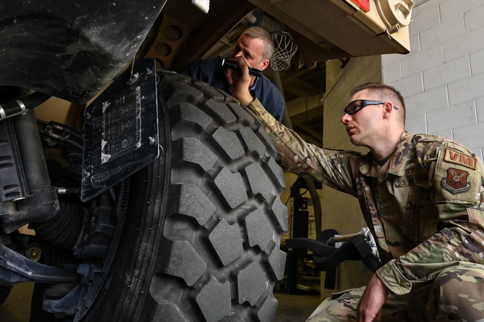 90 LRS inspects next-gen security vehicle