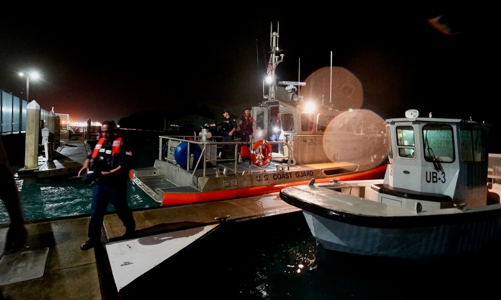 U.S. Coast Guard ensures safety of Port of Guam through at-sea boarding of motor vessel Kenyo  