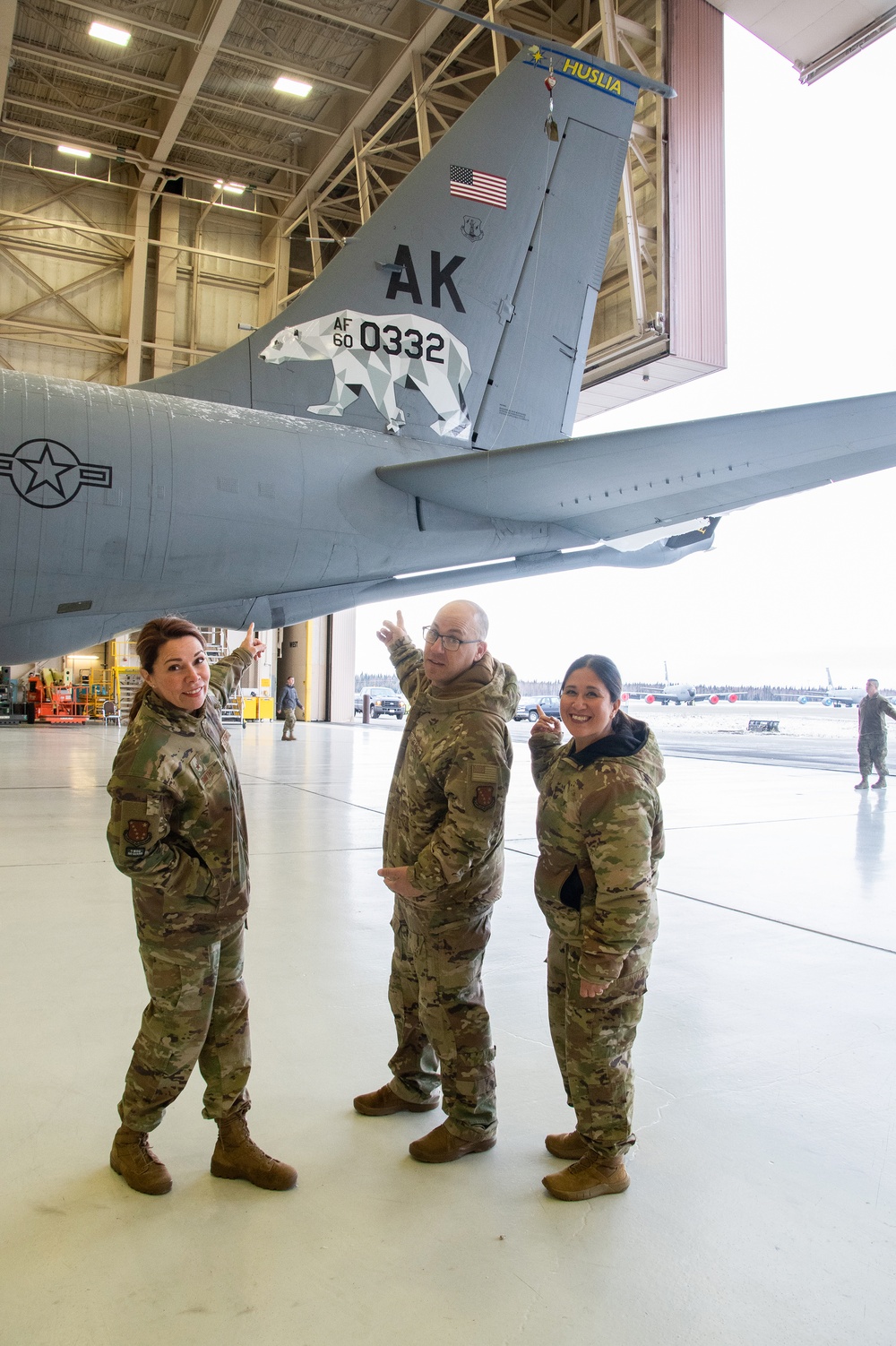 Commander of the Alaska Air National Guard visits 168th Wing