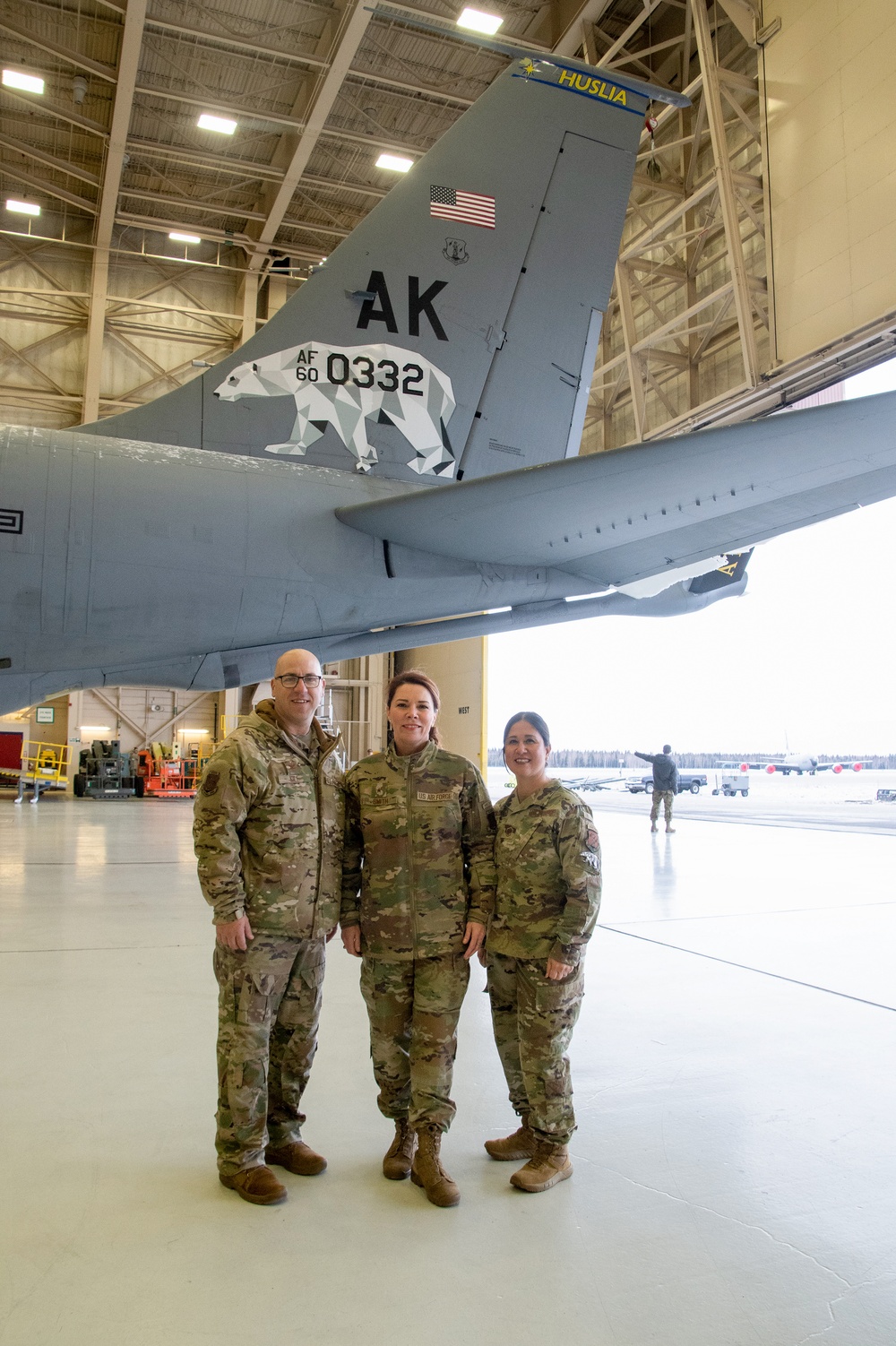 Commander of the Alaska Air National Guard visits 168th Wing