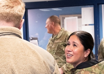 Commander of the Alaska Air National Guard visits 168th Wing