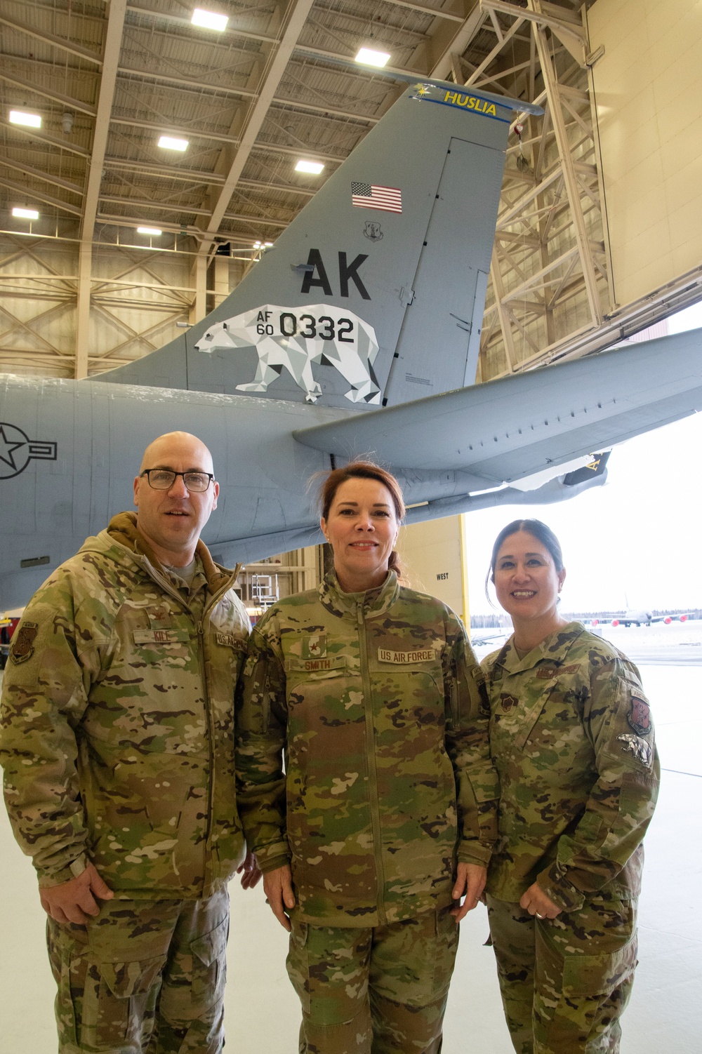 Commander of the Alaska Air National Guard visits 168th Wing