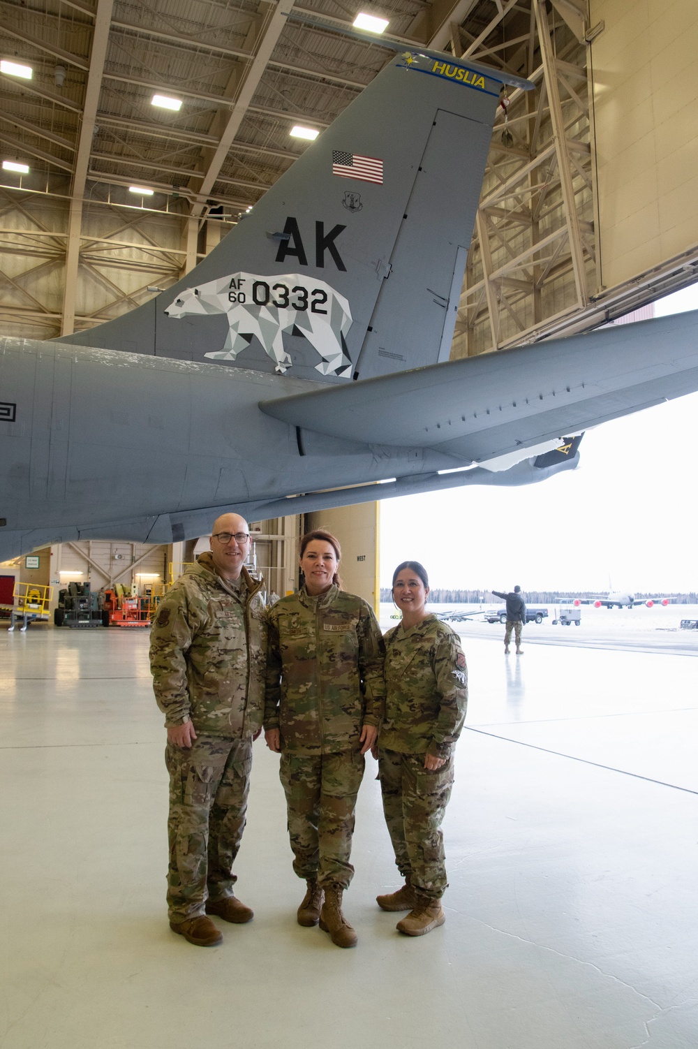 Commander of the Alaska Air National Guard visits 168th Wing