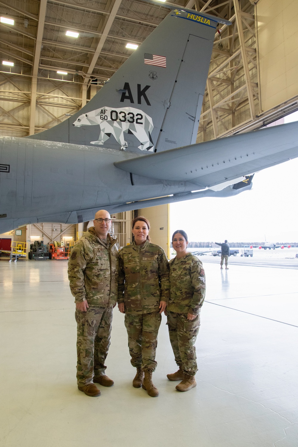 Commander of the Alaska Air National Guard visits 168th Wing