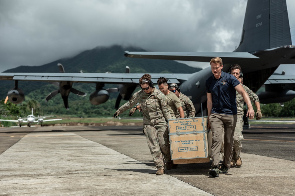 U.S. Embassy Philippines Civil Affairs Team and 353rd Special Operations Wing Deliver Medical Supplies