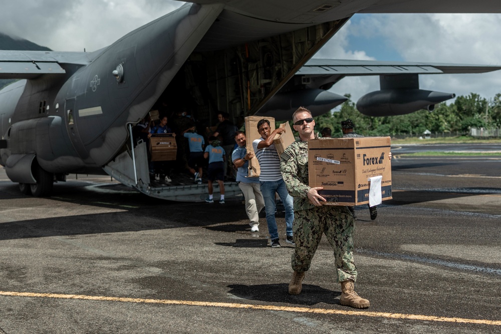 U.S. Embassy Philippines Civil Affairs Team and 353rd Special Operations Wing Deliver Medical Supplies