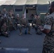 MAG-12 Navy Corpsmen hone their skills during a flight line aid station exercise