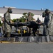 MAG-12 Navy Corpsmen hone their skills during a flight line aid station exercise