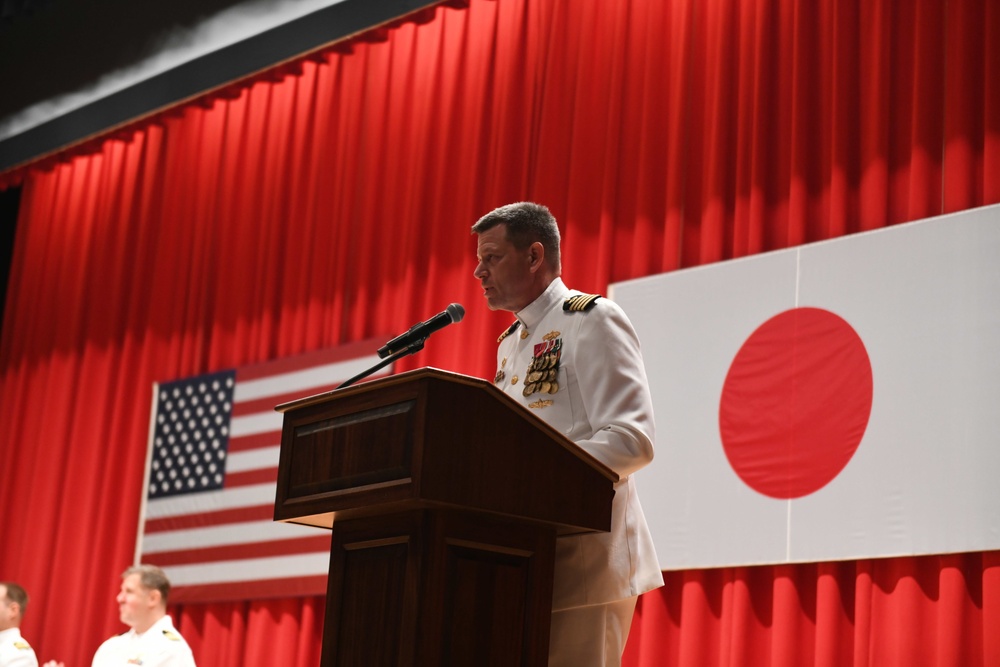 NAVFAC Far East Holds Change of Command, Retirement Ceremony