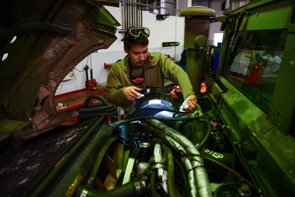 31st LRS Vehicle Maintenance keeps Aviano AB Mission Ready