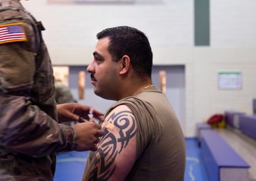 New York National Guard  Soldiers combat flu while serving in Germany