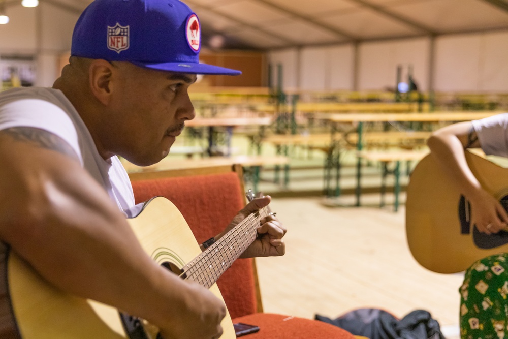 New York National Guard Soldiers Learn Guitar While Deployed
