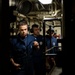 Crewmembers aboard Coast Guard Cutter Hamilton conduct basic engineering casualty control exercises while underway in the Atlantic Ocean