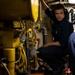 Crewmembers aboard Coast Guard Cutter Hamilton conduct basic engineering casualty control exercises while underway in the Atlantic Ocean