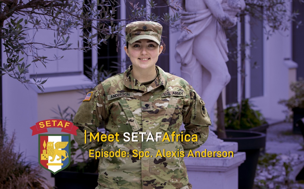 Meet SETAF Africa - Episode: Spc. Alexis Anderson (Thumbnail)