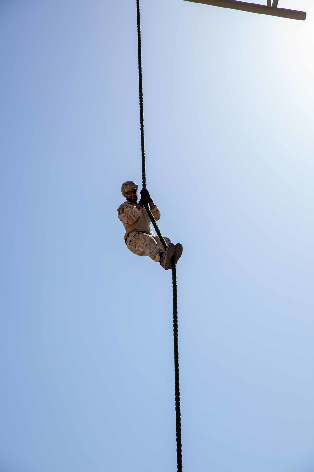 ODA and Spain counterparts train rappelling techniques