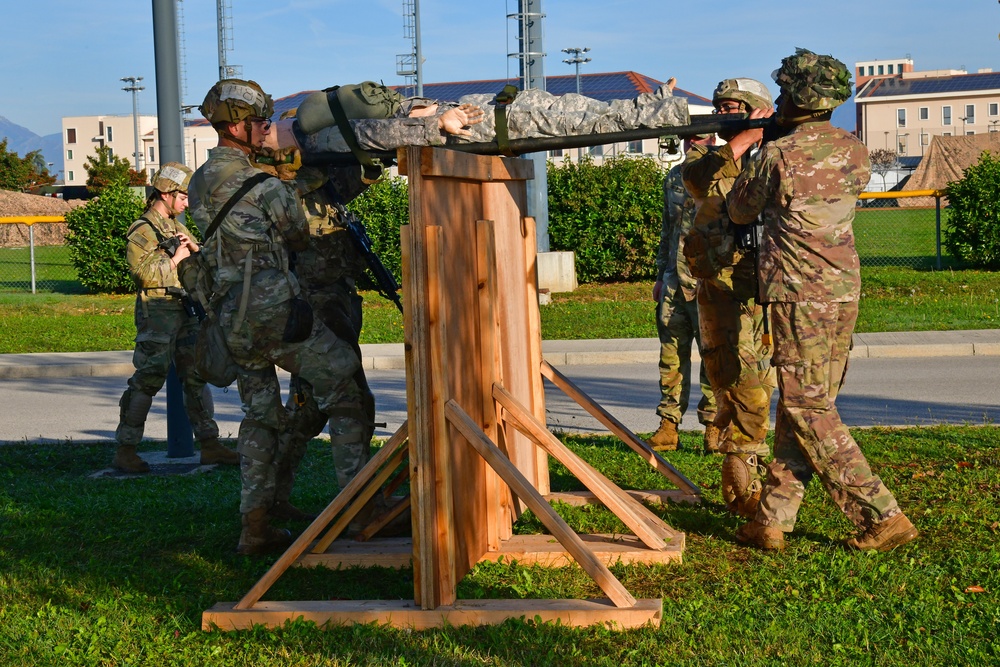 Expert Infantryman Badge, Expert Soldier Badge and Expert Field Medical Badge training.