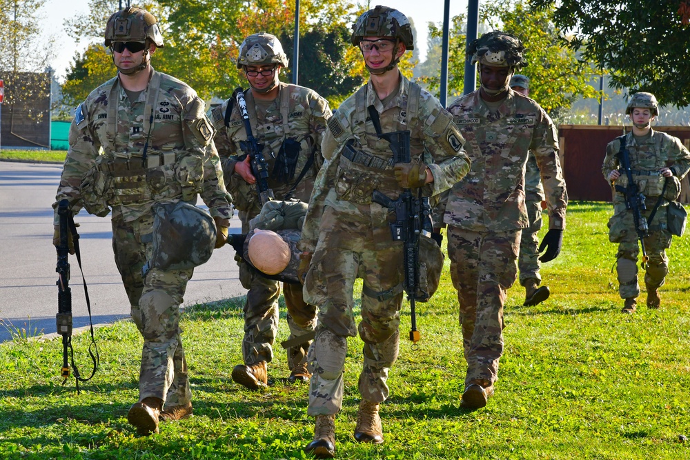 Expert Infantryman Badge, Expert Soldier Badge and Expert Field Medical Badge training.