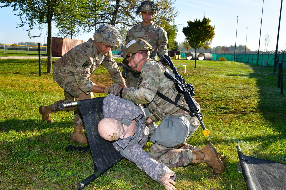 Expert Infantryman Badge, Expert Soldier Badge and Expert Field Medical Badge training.