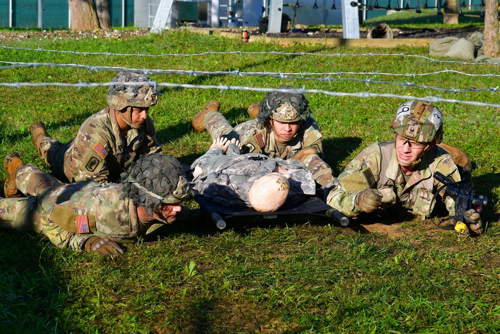 Expert Infantryman Badge, Expert Soldier Badge and Expert Field Medical Badge training.