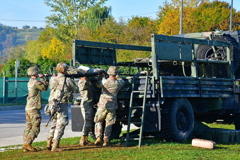 Expert Infantryman Badge, Expert Soldier Badge and Expert Field Medical Badge training.